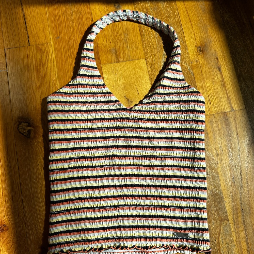 Hollister stretchy halter top